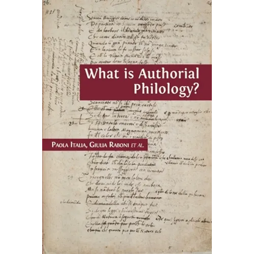 What is Authorial Philology?
