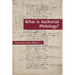 What is Authorial Philology?
