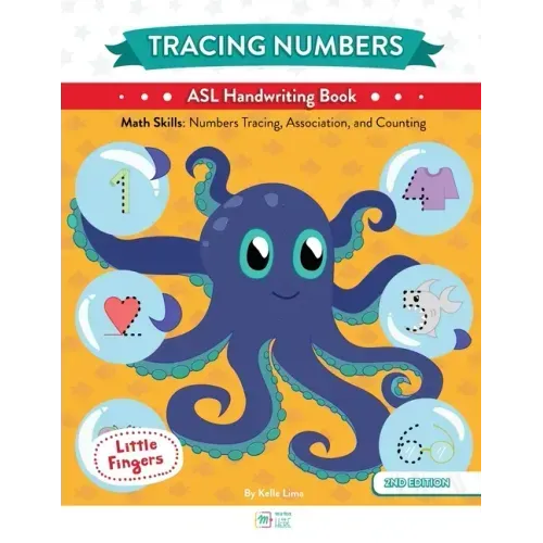 Tracing Numbers: ASL Handwriting Book