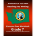 WASHINGTON TEST PREP Reading and Writing Common Core Workbook Grade 7: Preparation for the Smarter Balanced (SBAC) Assessments