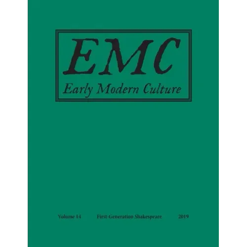 Early Modern Culture:: Vol. 14