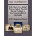 U.S. Supreme Court Transcript of Record Berea College V. Commonwealth of Kentucky