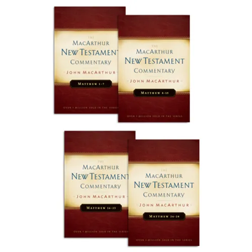 Matthew 1-28 MacArthur New Testament Commentary Four Volume Set