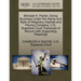 Michael H. Parish, Doing Business Under the Name and Style of Alleghany Asphalt and Paving Company, U.S. Supreme Court Transcript of Record with Suppo