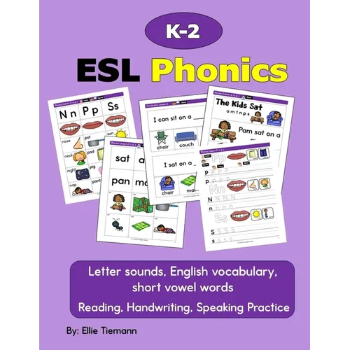 K-2 ESL Phonics: reading, handwriting, speaking practice
