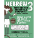 Hebrew 3 Textbook: Learn to Read Hebrew Using the Nikud Vowel System and Letters - for Teens and Adults - Soft Cover B&W Interior