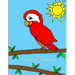 Nature Coloring Book & Watercolor
