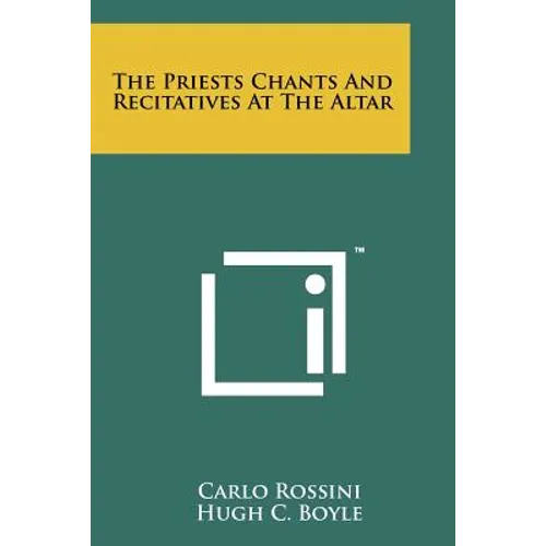 The Priests Chants And Recitatives At The Altar