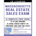 Massachusetts Real Estate Sales Exam: Principles, Concepts And 400 Practice Questions