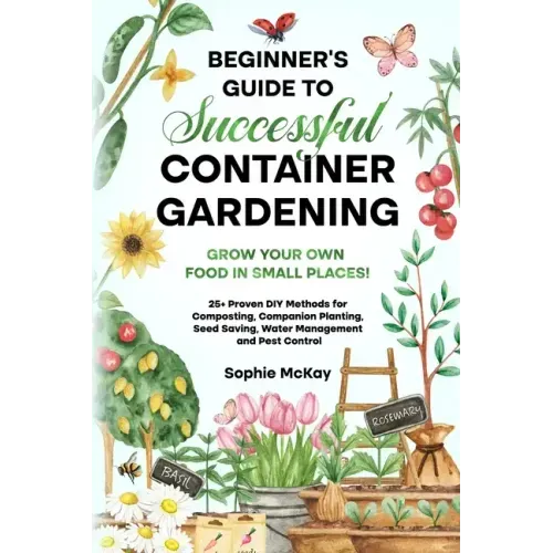 Beginner's Guide to Successful Container Gardening: Grow Your Own Food in Small Places! 25+ Proven DIY Methods for Composting, Companion Planting, See