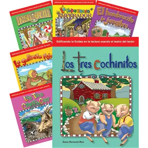 Children's Folk Tales and Fairy Tales 6-Book Spanish Set