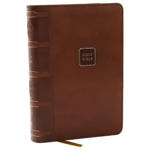 KJV Holy Bible: Compact with 43,000 Cross References, Brown Leathersoft, Red Letter, Comfort Print: King James Version