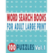 Word Search Books for Adults Large Print 100 Puzzles Vol.1