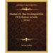 Studies On The Decomposition Of Cellulose In Soils (1916)