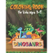 Dinosaur: coloring book for kids ages 3-5