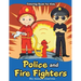 Police and Firefighters: Kids Coloring book
