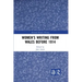 Women's Writing from Wales Before 1914