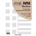 MUSIC PAPER NoteBook - Guitar Chord, Standard Staff & Tablature