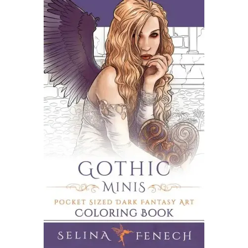 Gothic Minis - Pocket Sized Dark Fantasy Art Coloring Book