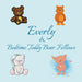 Everly & Bedtime Teddy Bear Fellows: Short Goodnight Story for Toddlers - 5 Minute Good Night Stories to Read - Personalized Baby Books with Your Chil