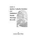 Guide to Quebec Catholic Parishes and Published Parish Marriage Records