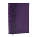 NKJV Giant Print End-Of-Verse Reference Bible, Purple Leathersoft, Red Letter, Comfort Print: Holy Bible