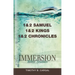 Immersion Bible Studies: 1 & 2 Samuel, 1 & 2 Kings, 1 & 2 Chronicles