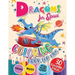 Dragons Coloring Book for Kids: Dragons In Space with Planets, Spaceships, Rockets Coloring and Activity Book for Kids Ages 4-8 Fun Children's Activit