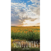 Sunflowers 2021 Diary: Slim Pocket Calendar, Week to View, Monthly Planner, Date Book Notepad with Holidays Contacts Passwords