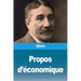 Propos d'économique