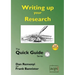Writing Up Your Research: For a Dissertation or Thesis: The Quick Guide Series
