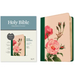 KJV Wide Margin Bible, Filament Enabled (Leatherlike, Pink Rose Garden, Red Letter)