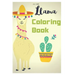 llama coloring book: Fun coloring gift book for llama lovers with stress relief llama designs and funny cute shows