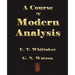 A Course of Modern Analysis