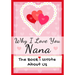 Why I Love You Nana: The Book I Wrote About Us Perfect for Kids Valentine's Day Gift, Birthdays, Christmas, Anniversaries, Mother's Day or just to say