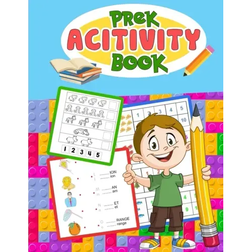 PreK Activity Book: Wonderful Activity Book For Preschool, PreK, Kindergarten