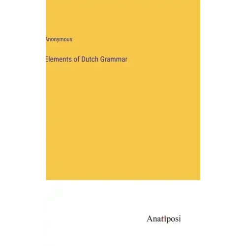 Elements of Dutch Grammar
