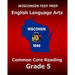 WISCONSIN TEST PREP English Language Arts Common Core Reading Grade 5: Covers the Literature and Informational Text Reading Standards