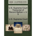 U.S. Supreme Court Transcript of Record Baltzer V. U S