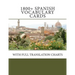 1800+ Spanish Vocabulary Cards: With full translation charts