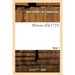 Oeuvres Tome 1