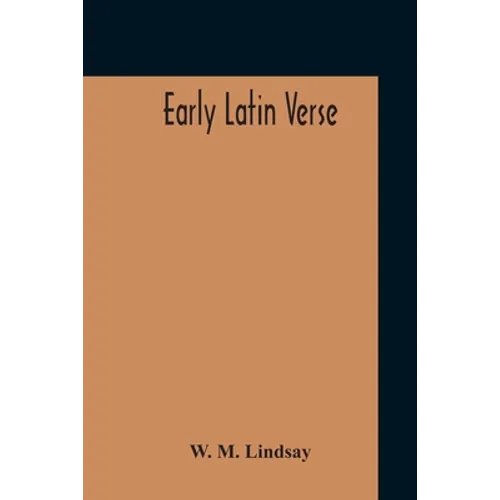 Early Latin Verse