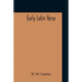 Early Latin Verse