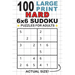 100 Large Print Hard 6x6 Sudoku Puzzles for Adults: Only One Puzzle Per Page! (Pocket 6"x9" Size)