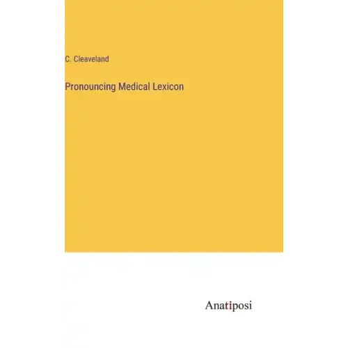 Pronouncing Medical Lexicon