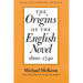 The Origins of the English Novel, 1600-1740