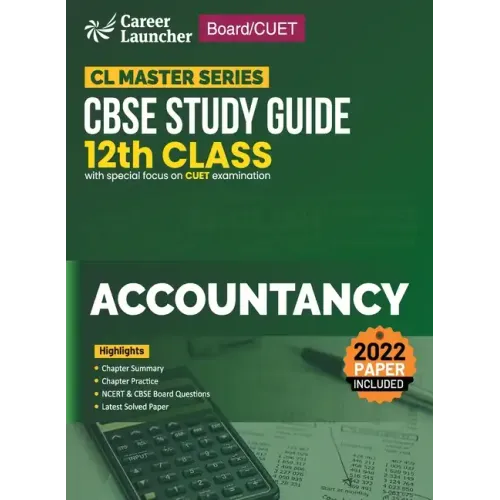 Board plus CUET 2023 CL Master Series - CBSE Study Guide - Class 12 - Accountancy