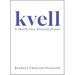 Kvell: A Word You Should Know