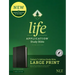 NLT Life Application Study Bible, Third Edition, Large Print (Leatherlike, Black/Onyx, Indexed)