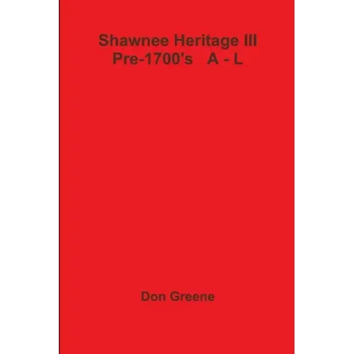 Shawnee Heritage III